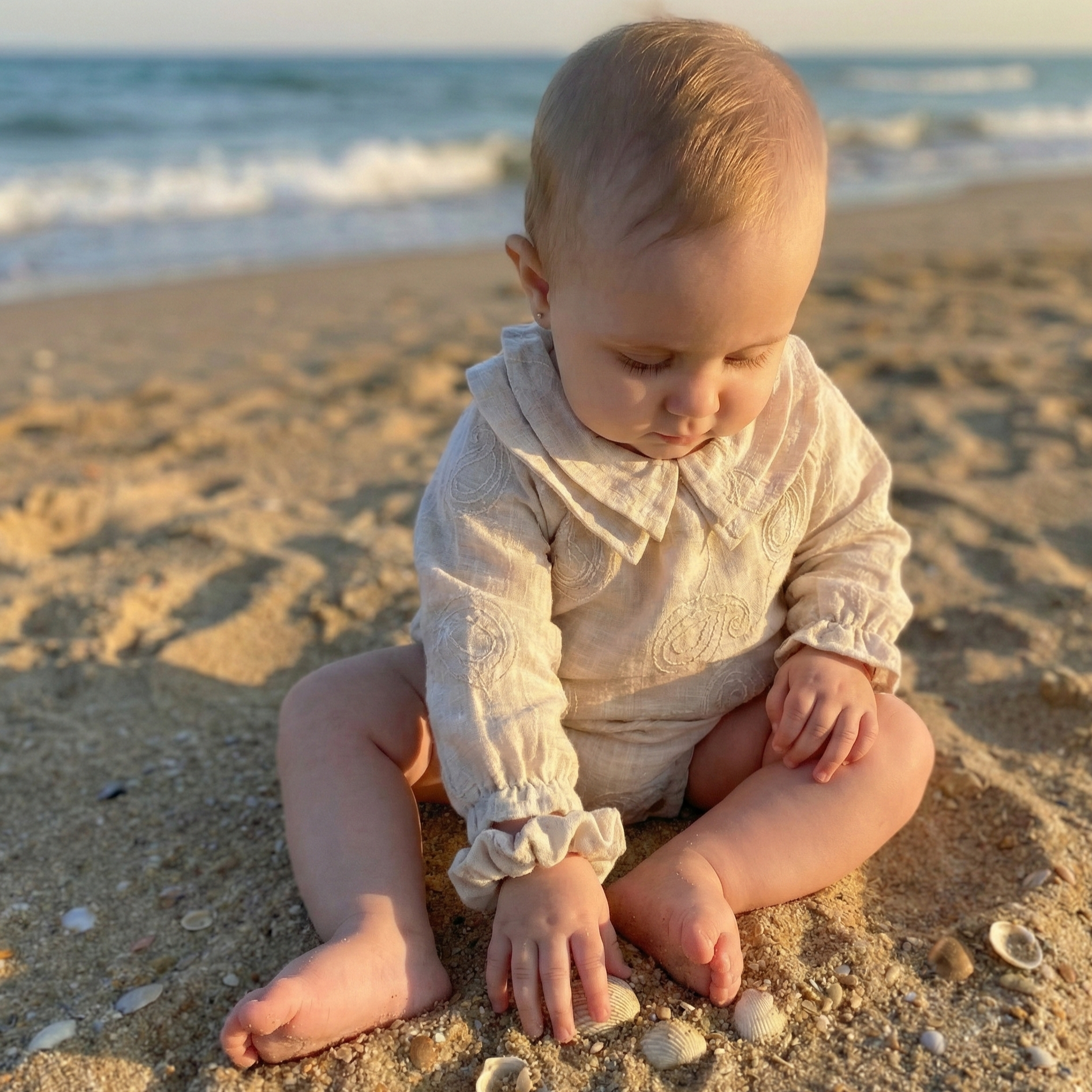 Body de lino bordado