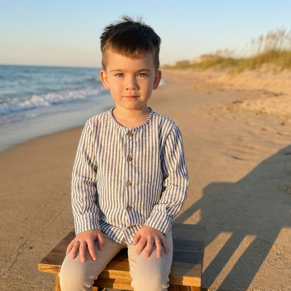 Camisa manga larga Lino