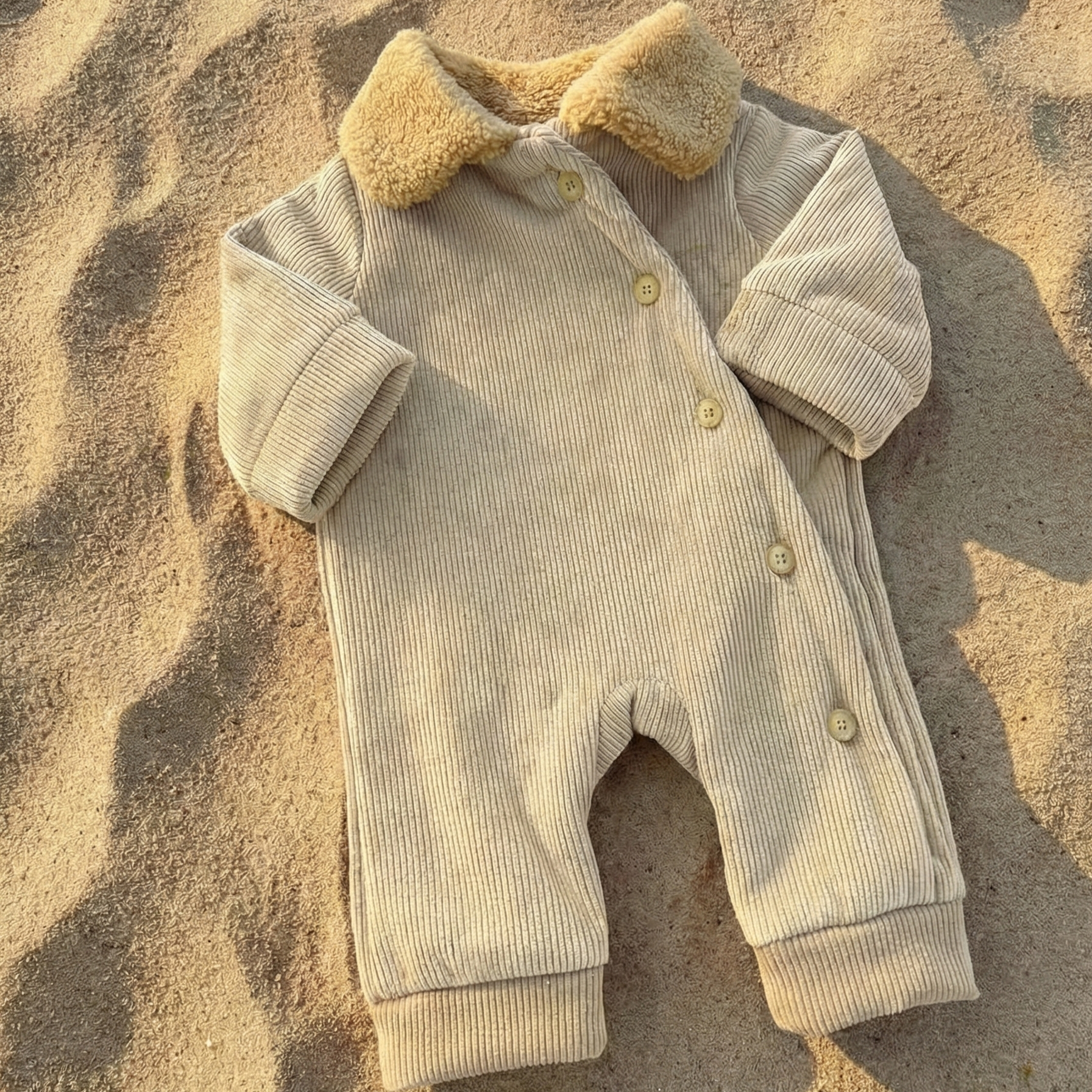 Enterito de plush y corderoy